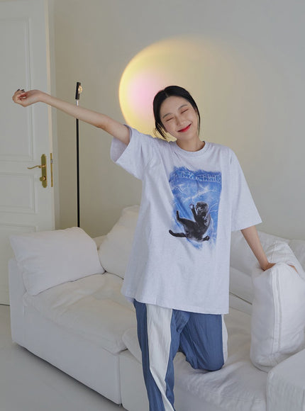 Boxy Fit Short Sleeve T Shirt CM02