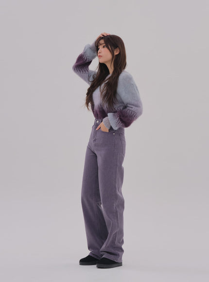 Wide Leg Color Jeans BS-A0812026