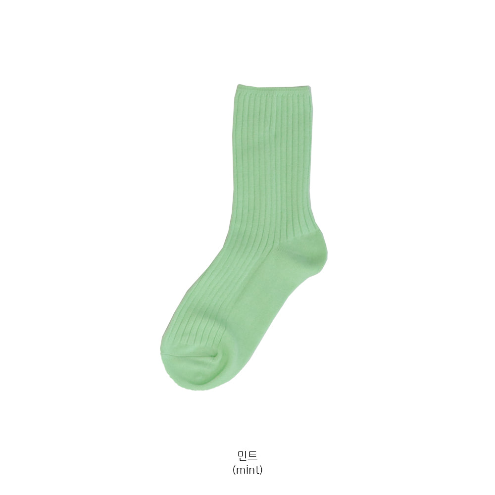 Ribbed Socks CCA22