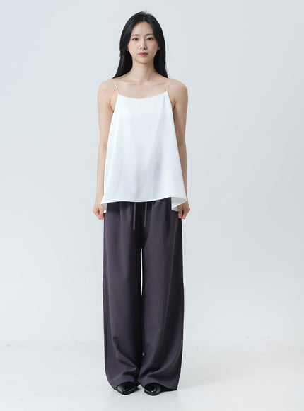Loose Fit Satin Cami Top OY18