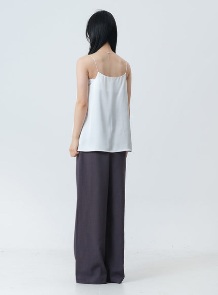 Loose Fit Satin Cami Top OY18