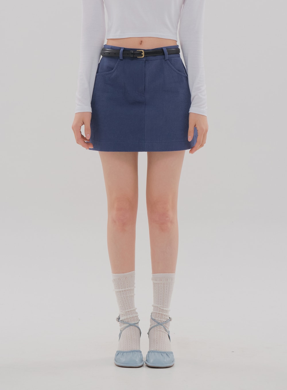 Low Rise Mini Skirt B1502