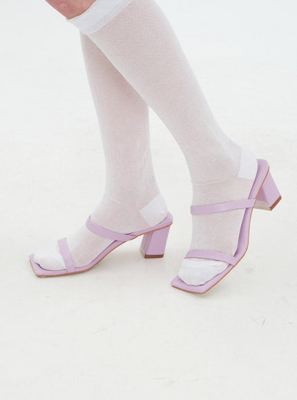 Sheer Mesh Under-knee Socks BA07 Korean Women's Fashion LEWKIN