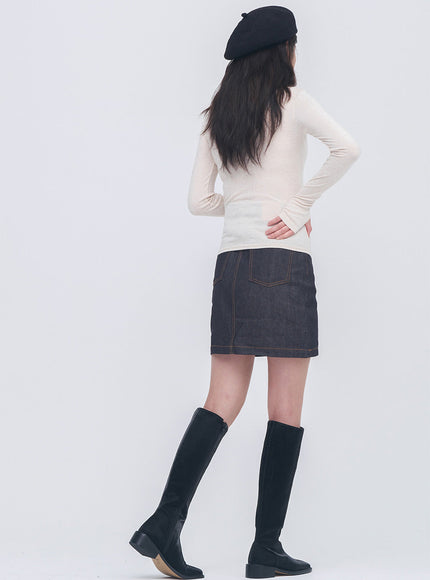 Winter Turtleneck Tee With Thumb Holes