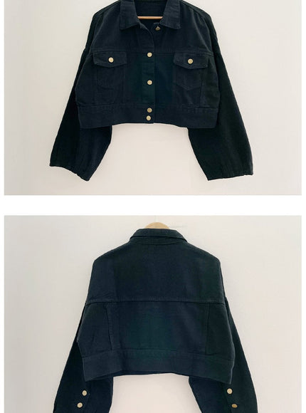 Cotton Cropped Jacket F17