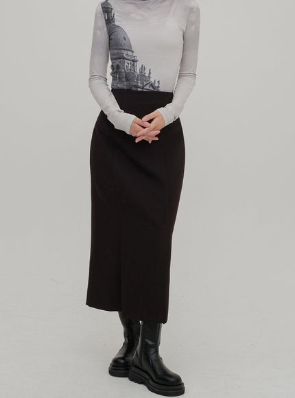 Maxi Skirt with Slit