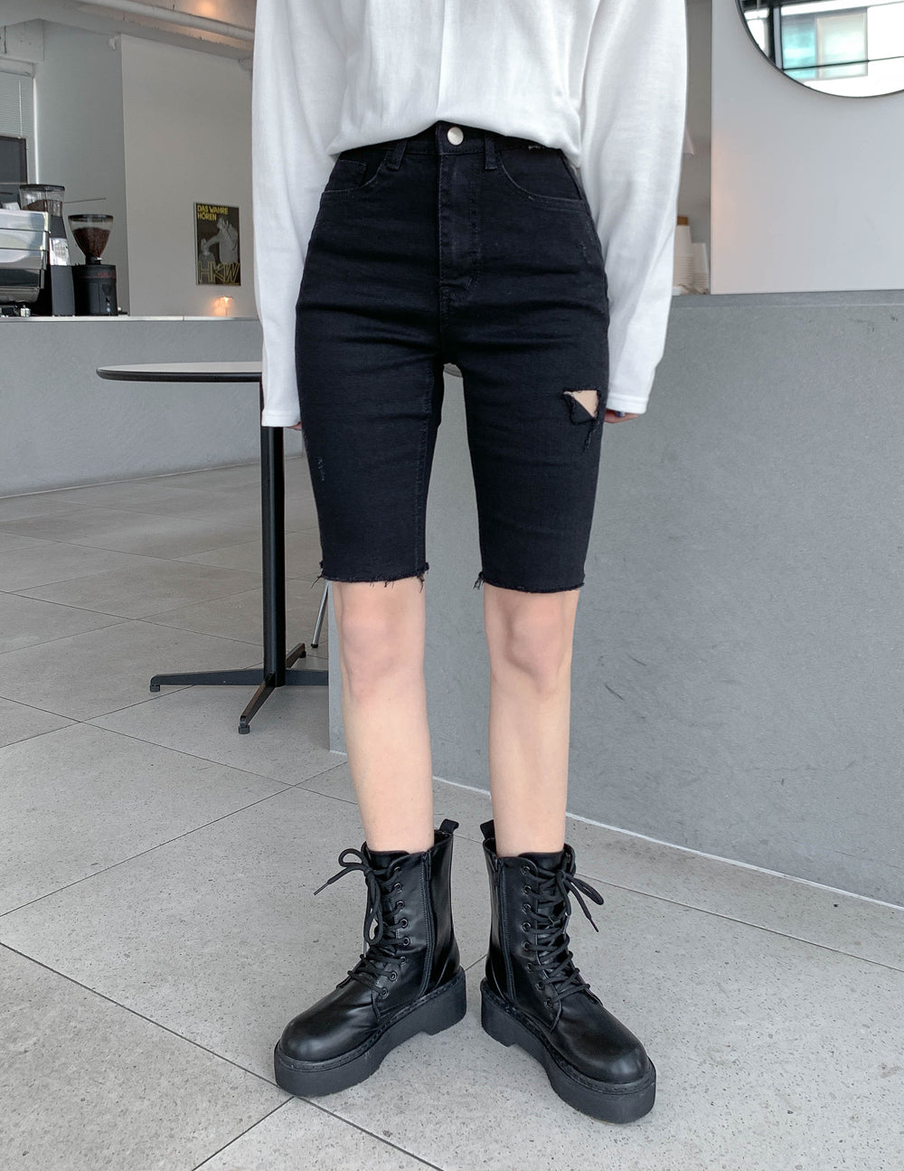 Hooded Zipper Knit Jacket CN17