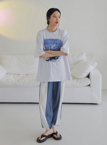 Boxy Fit Short Sleeve T Shirt CM02