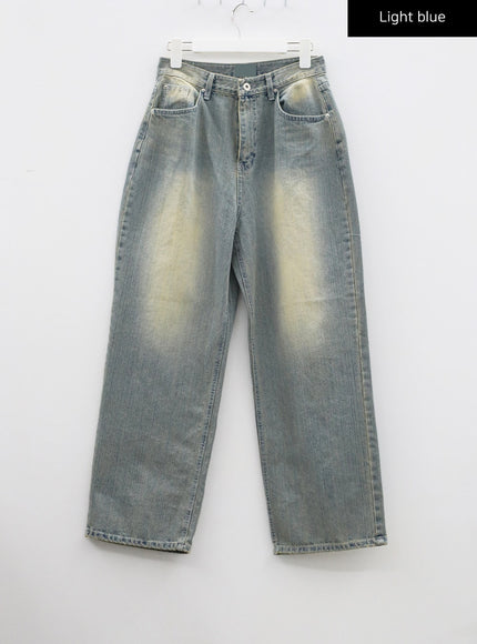 Light Wash Baggy Jeans CF323