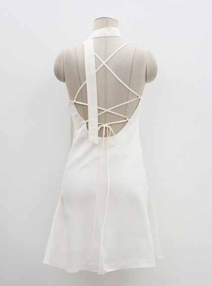 Mini Dress And Neck Accessory CM302