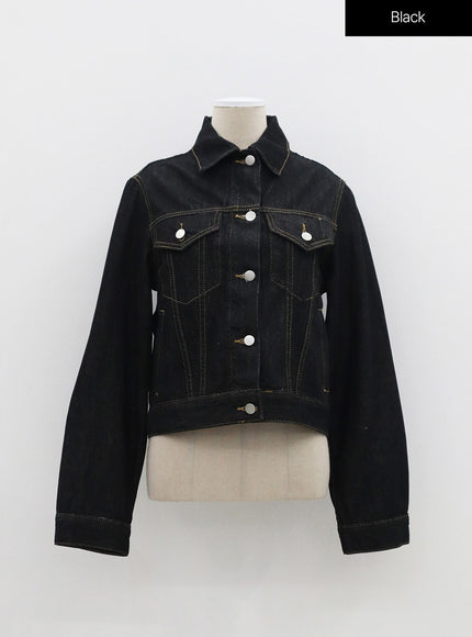 Button Denim Jacket OF321
