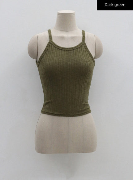 Ribbed Halter Neck Sleeveless Top CG25