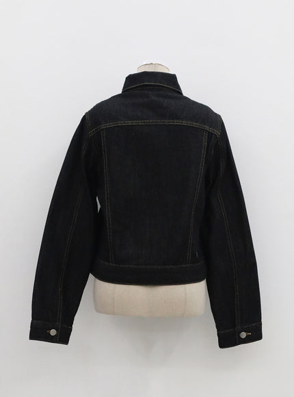 Button Denim Jacket OF321