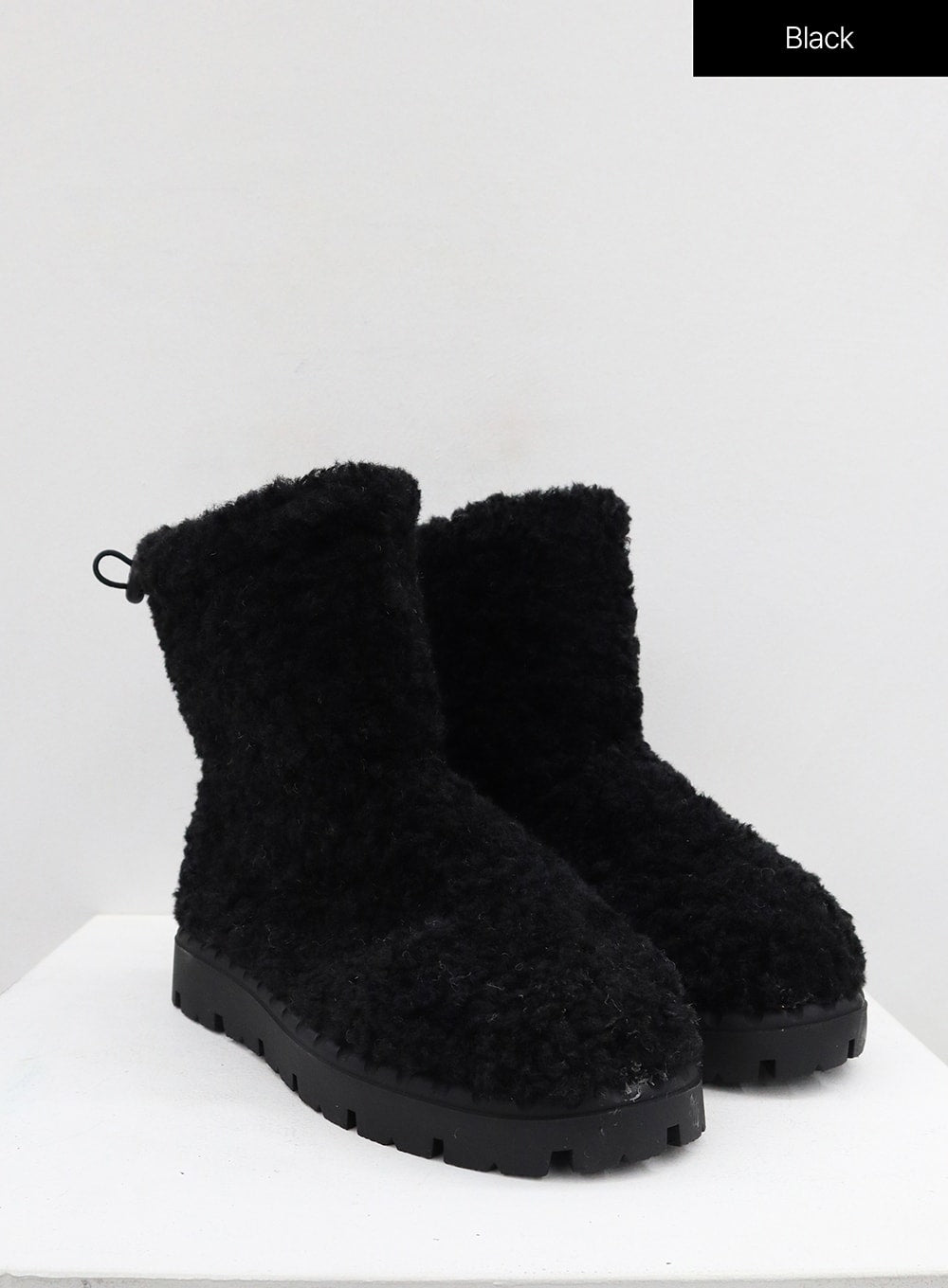 Teddy Drawstring Ankle Boots OD26