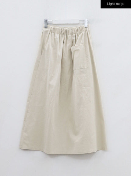 High Waist Bending Long Skirt BN03