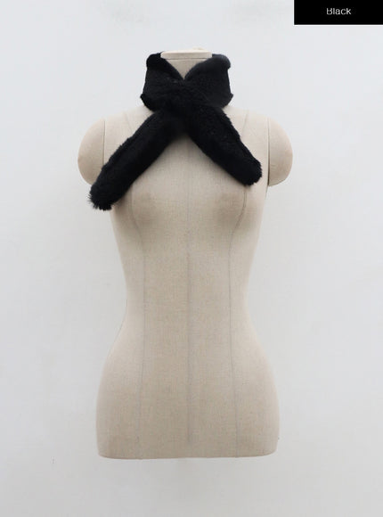 Faux Fur Fleeced Mini Scarf BN25