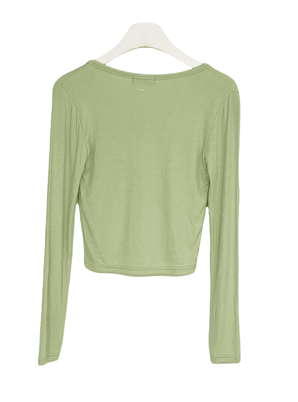 Crop Cardigan with Buttons